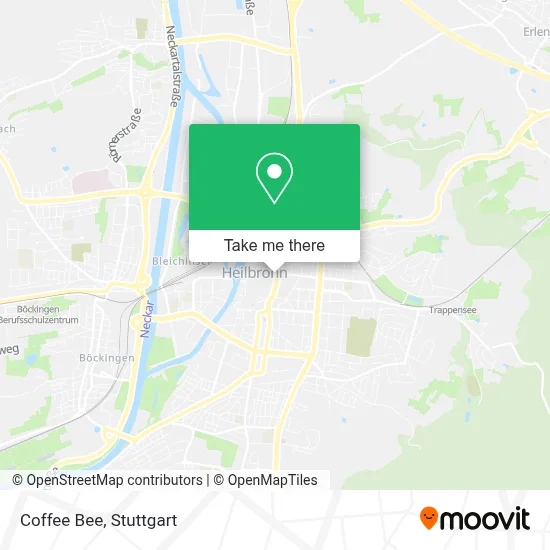 Coffee Bee map