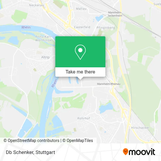 Db Schenker map