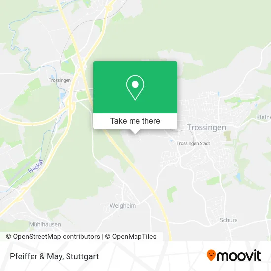 Pfeiffer & May map