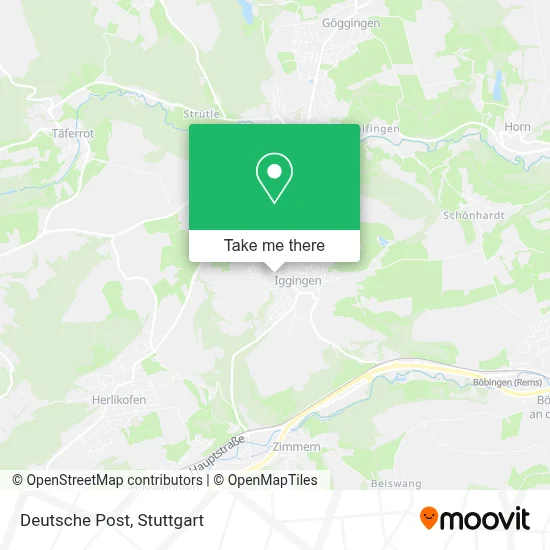 Deutsche Post map