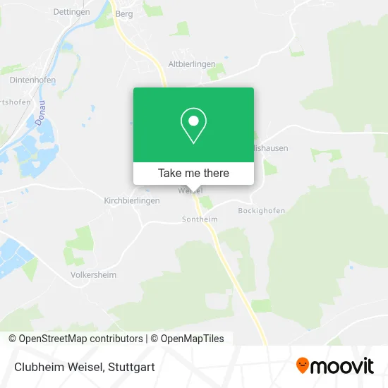 Clubheim Weisel map