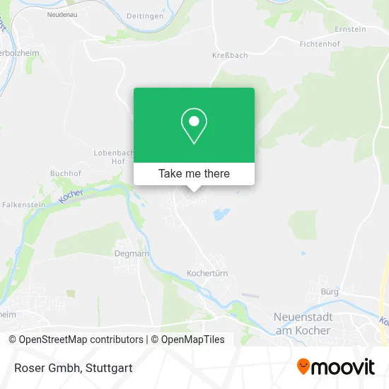 Roser Gmbh map