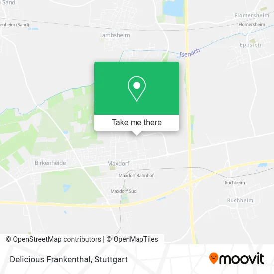 Delicious Frankenthal map