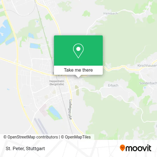 St. Peter map