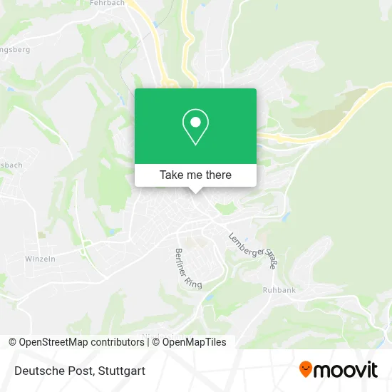Deutsche Post map