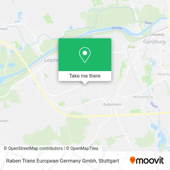 Raben Trans European Germany Gmbh map