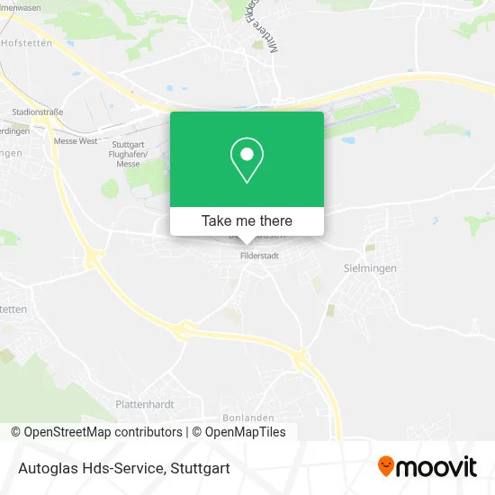 Autoglas Hds-Service map
