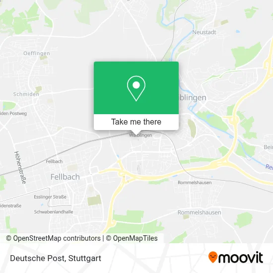 Deutsche Post map