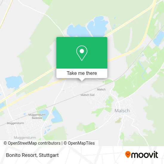 Bonito Resort map