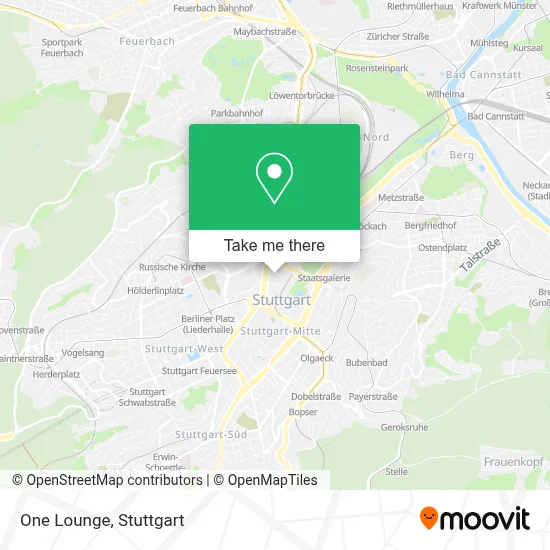One Lounge map