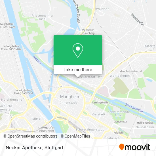 Neckar Apotheke map