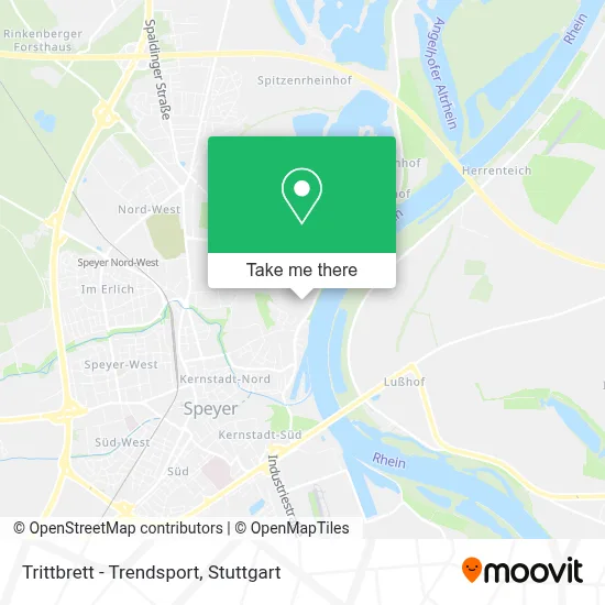 Trittbrett - Trendsport map