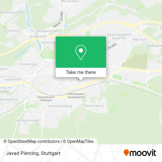 Javad Piercing map