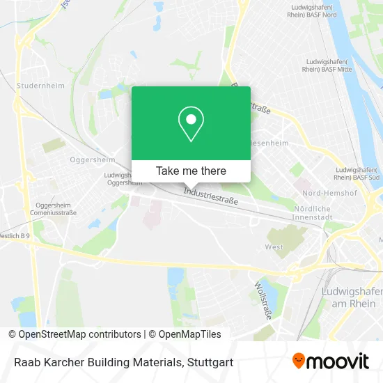 Raab Karcher Building Materials map