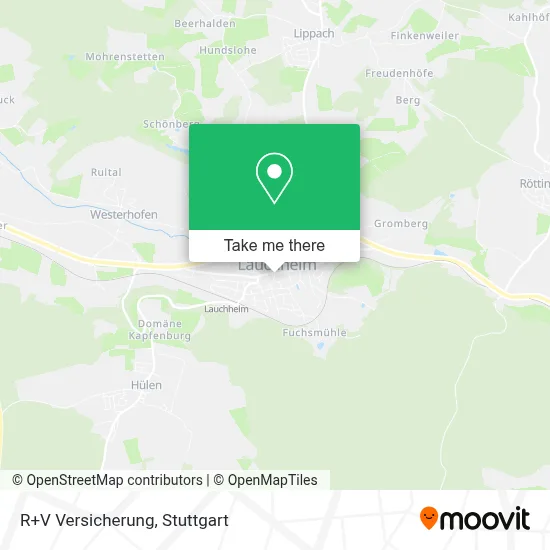 R+V Versicherung map