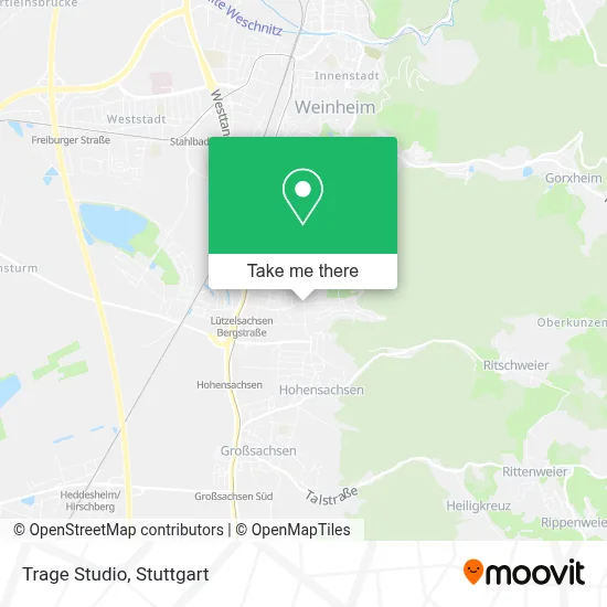 Trage Studio map