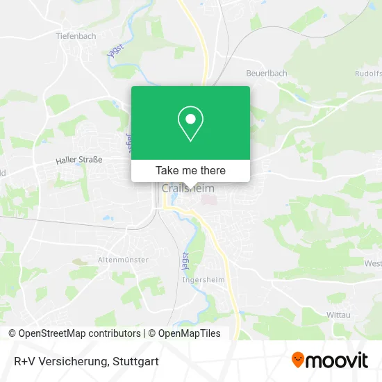 R+V Versicherung map