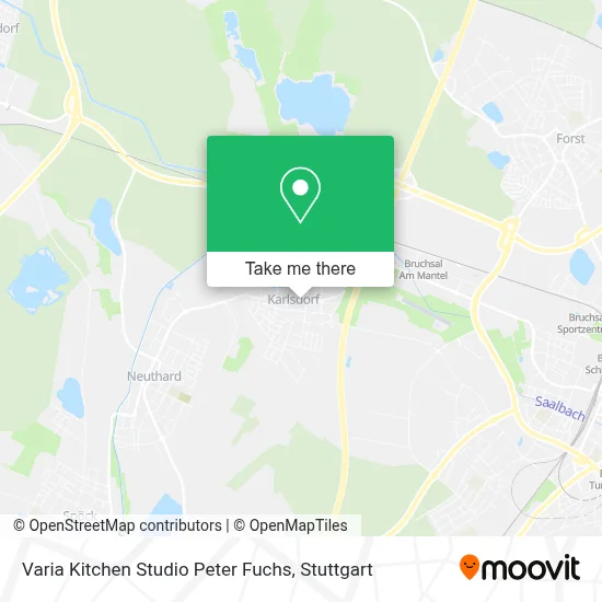 Varia Kitchen Studio Peter Fuchs map