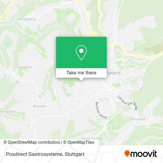 Posdirect Gastrosysteme map