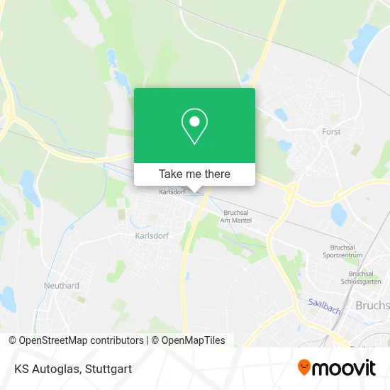 KS Autoglas map