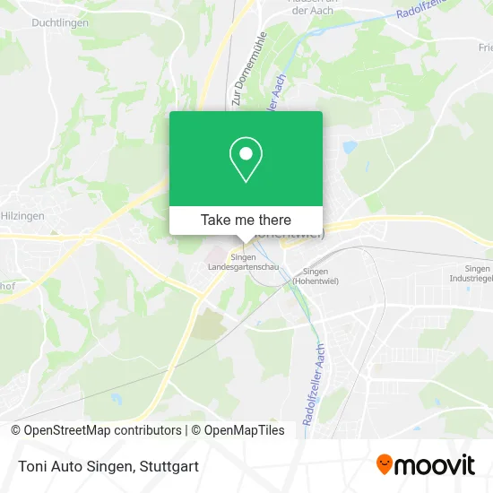 Toni Auto Singen map