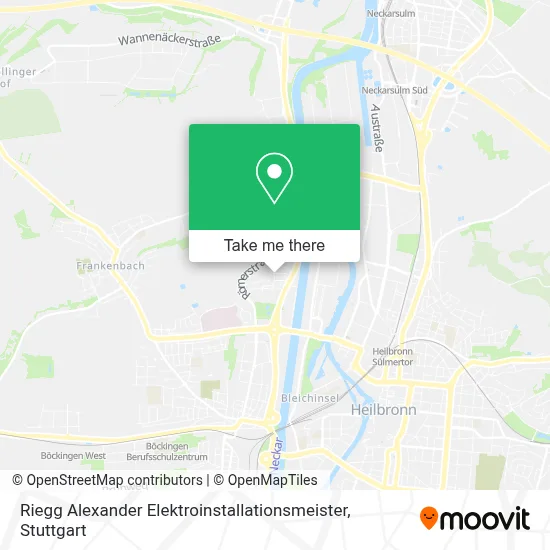 Riegg Alexander Elektroinstallationsmeister map