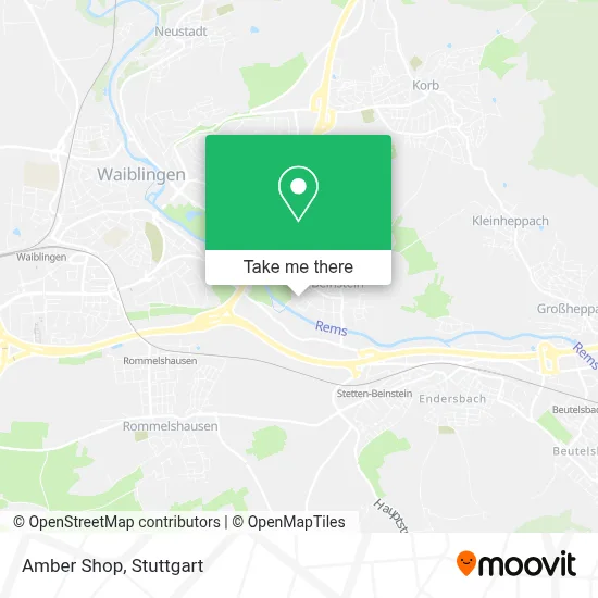 Amber Shop map
