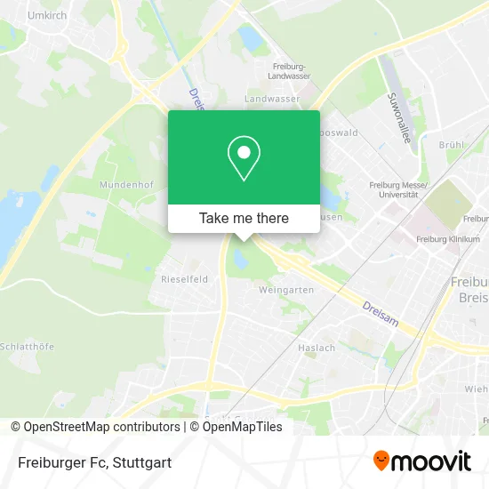 Freiburger Fc map