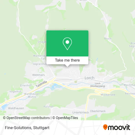 Fine-Solutions map