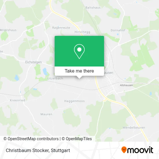 Christbaum Stocker map