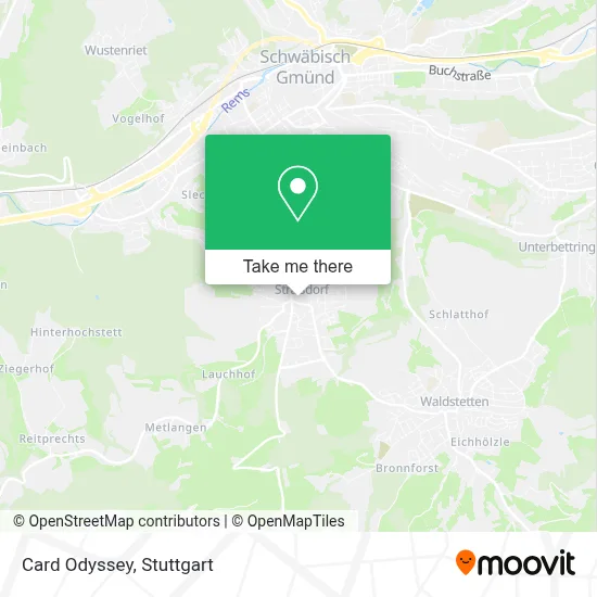 Card Odyssey map