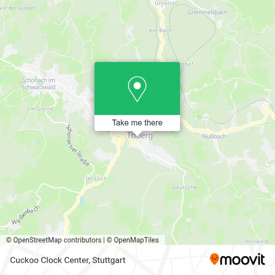 Cuckoo Clock Center map