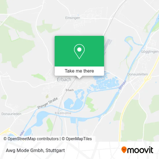 Awg Mode Gmbh map
