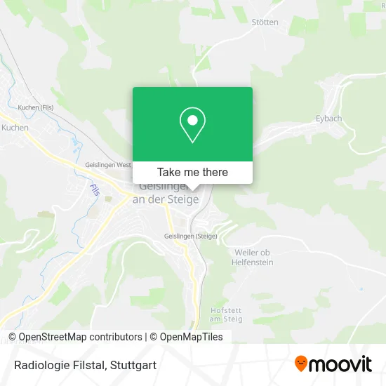 Radiologie Filstal map