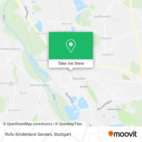 Rofu Kinderland Senden map