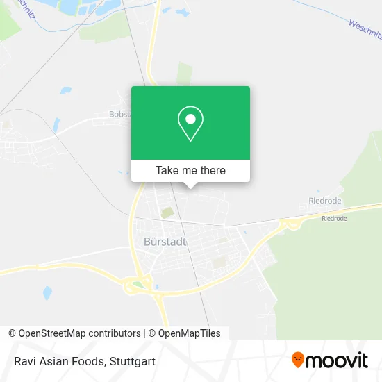 Ravi Asian Foods map
