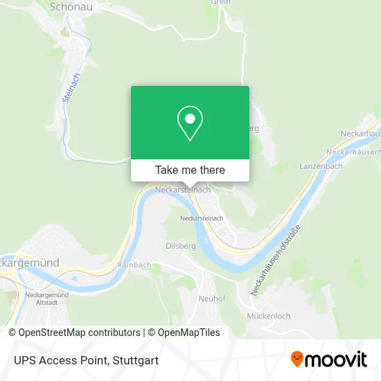 Ups Access Point map