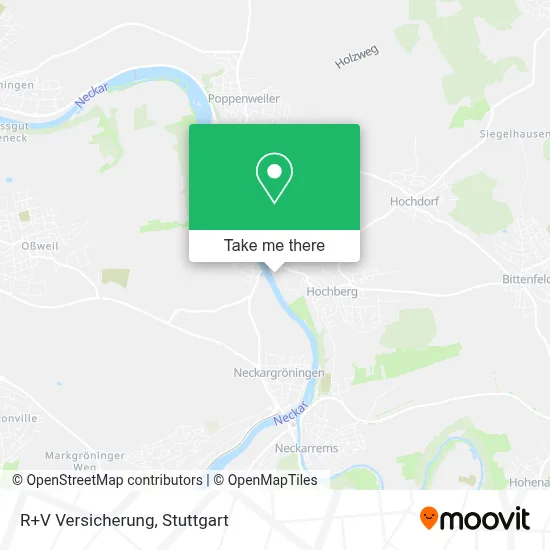 R+V Versicherung map