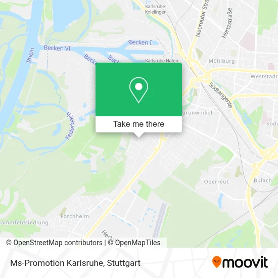 Ms-Promotion Karlsruhe map