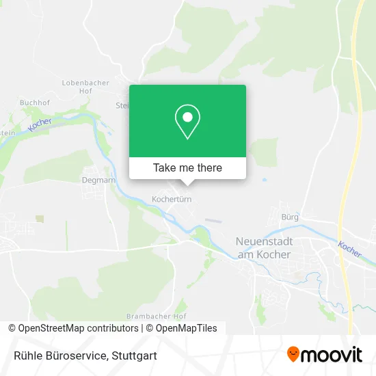 Rühle Büroservice map