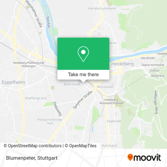 Blumenpeter map