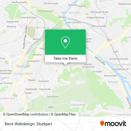 Beck Webdesign map