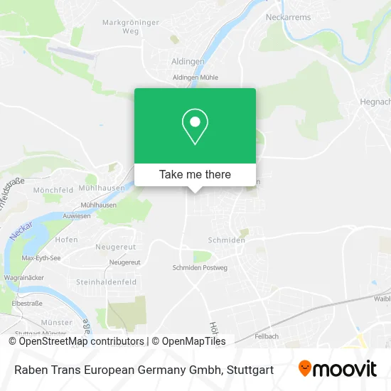 Raben Trans European Germany Gmbh map
