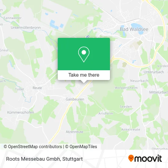Roots Messebau Gmbh map