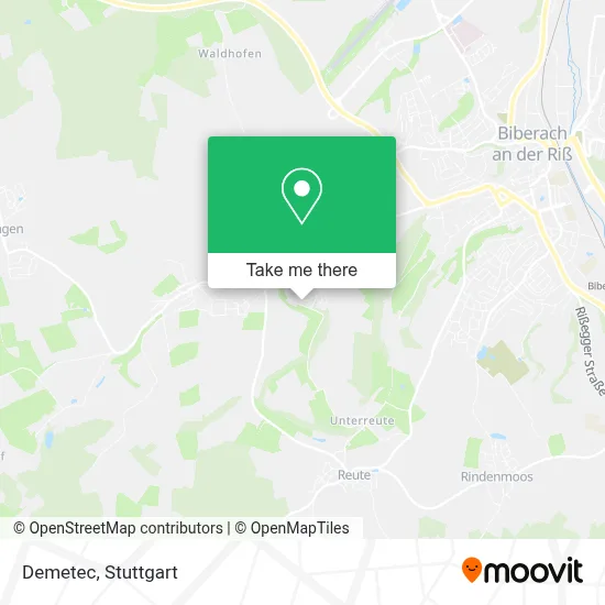 Demetec map