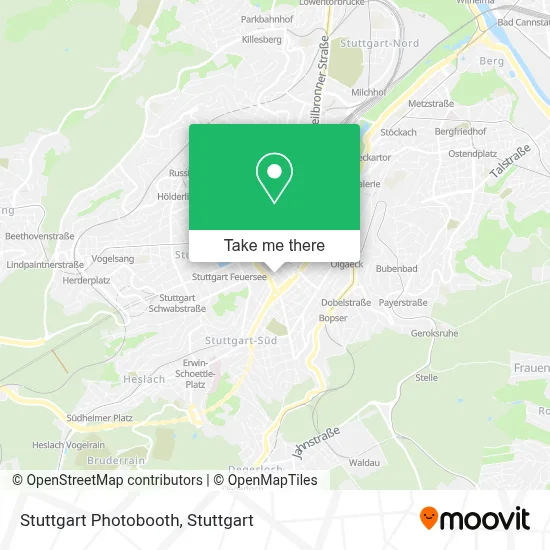 Stuttgart Photobooth map