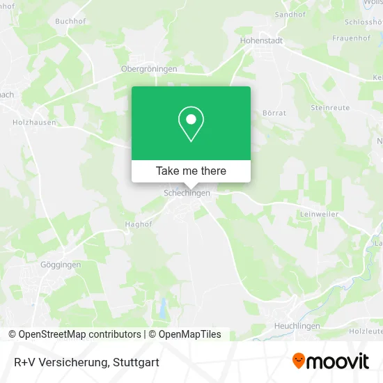 R+V Versicherung map