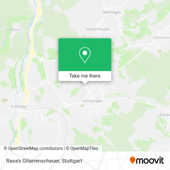 Rasa's Gitarrenscheuer map