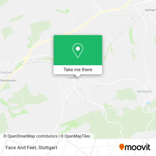 Face And Feet map