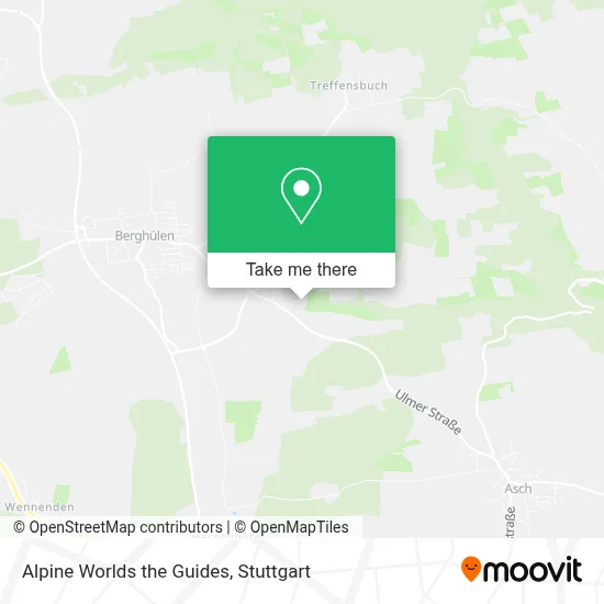 Alpine Worlds the Guides map